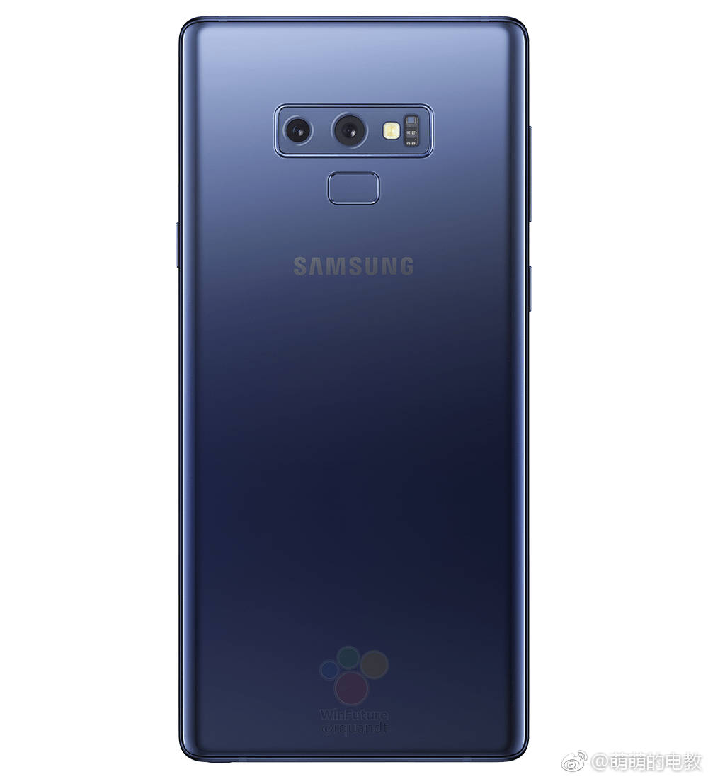 蓝色三星note9图赏