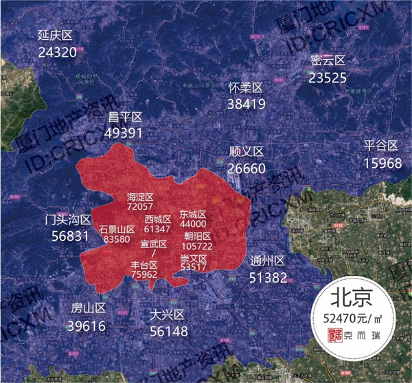 全国房价地图(全国房价示意图)