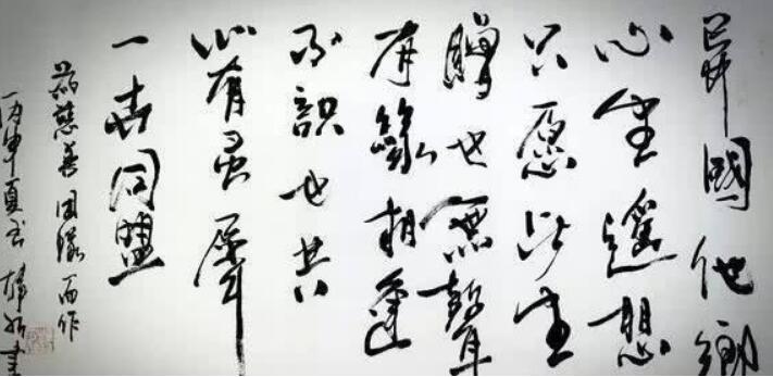 韩红写草书,笔法苍劲有力!专家:大师水平!