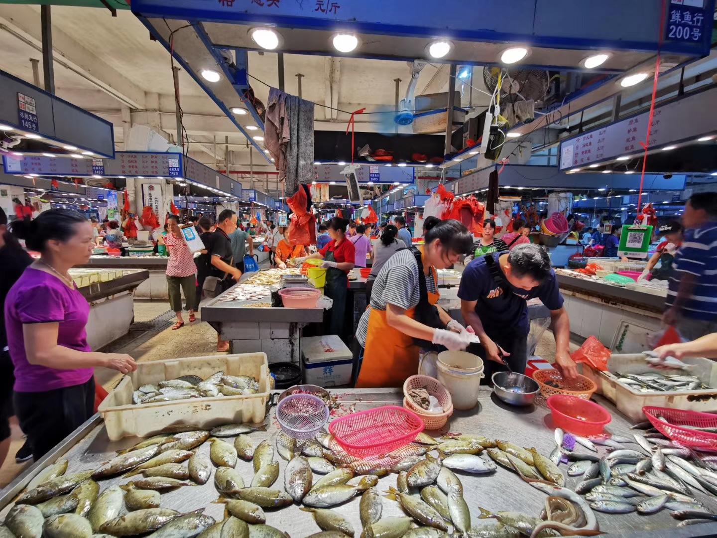 武汉华南海鲜市场图片