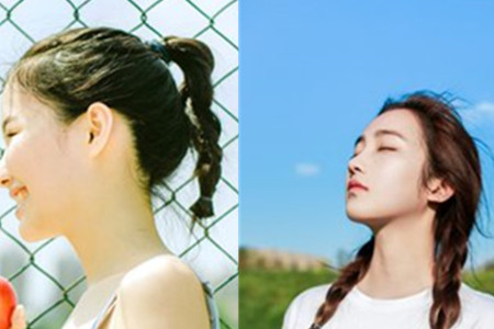 马尾辫的扎法大全 天天发型换不停