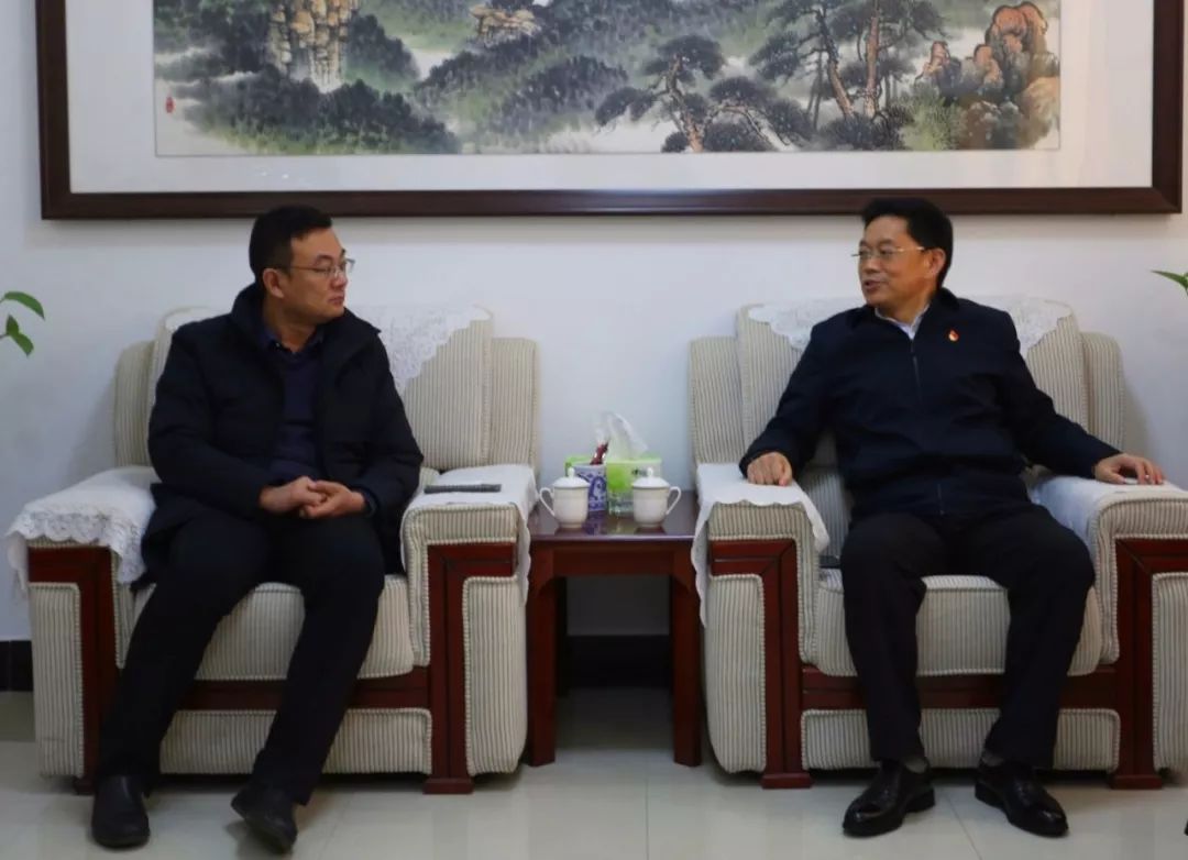 杨跃民会见中铝中州铝业有限公司党委书记,董事长蒋涛一行