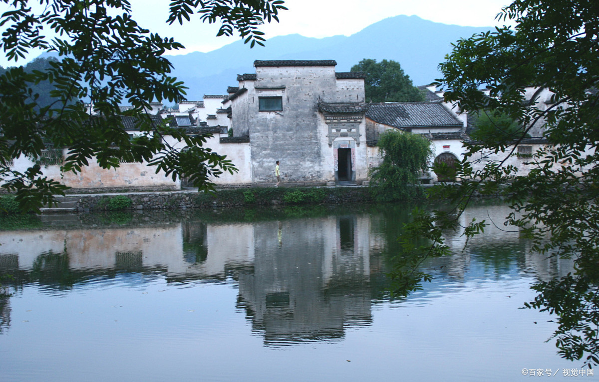 中国画里的乡村美景 安徽宏村