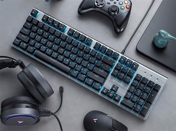 直接水洗 雷柏v530机械键盘无惧病菌侵袭