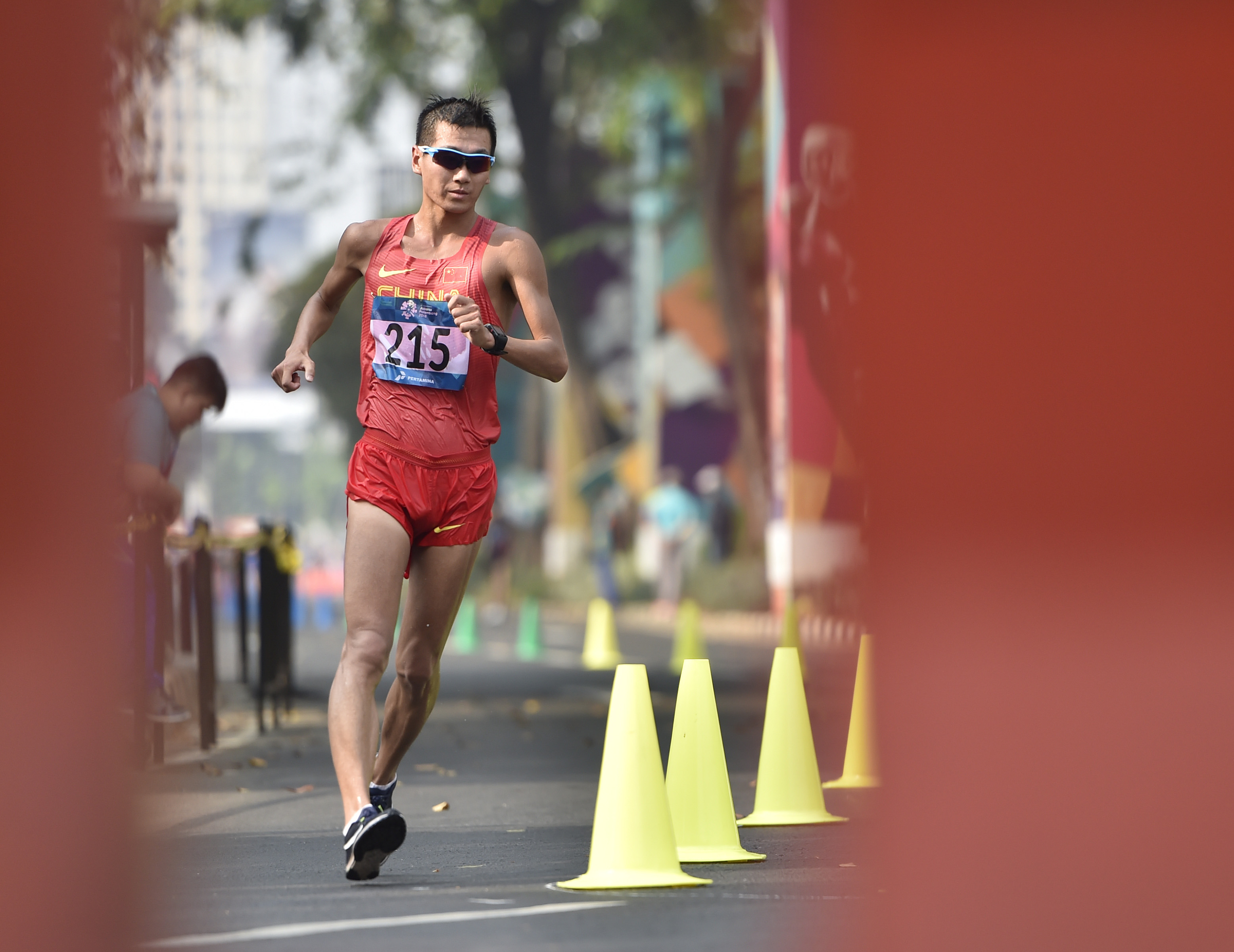 田径——男子50公里竞走赛况(7)