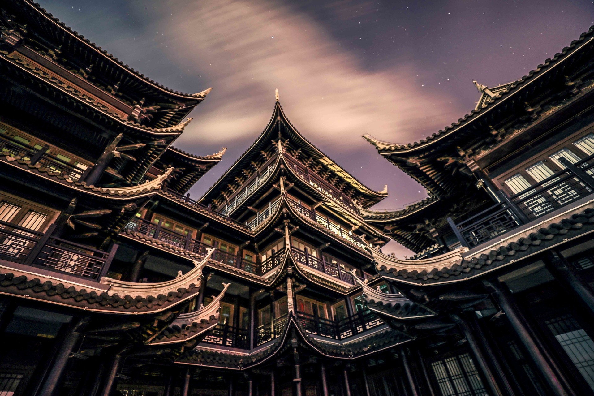 太湖第一峰雪浪山蒋子阁