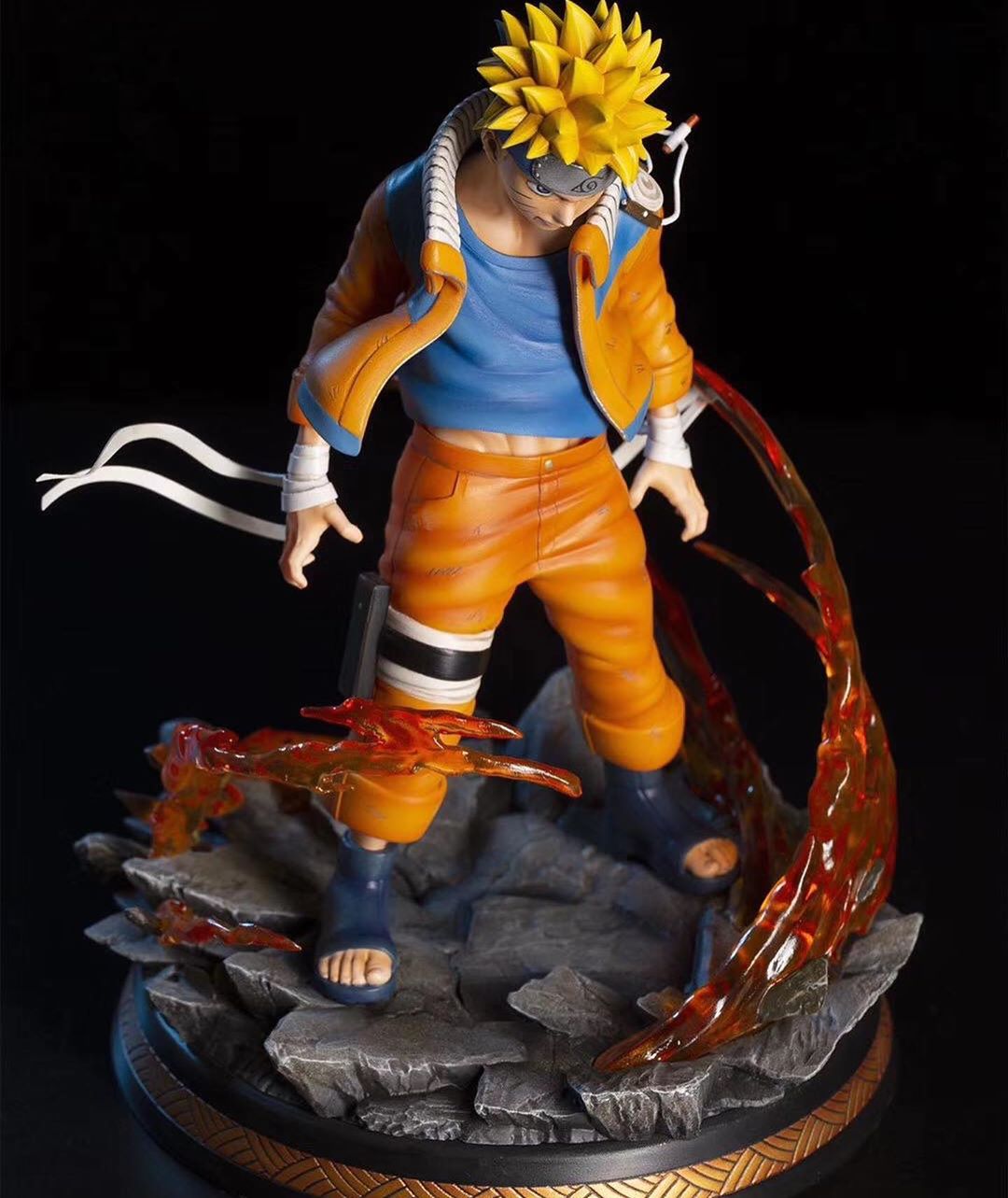 火影忍者:漩涡鸣人不同年龄阶段的手办,有的看着心疼