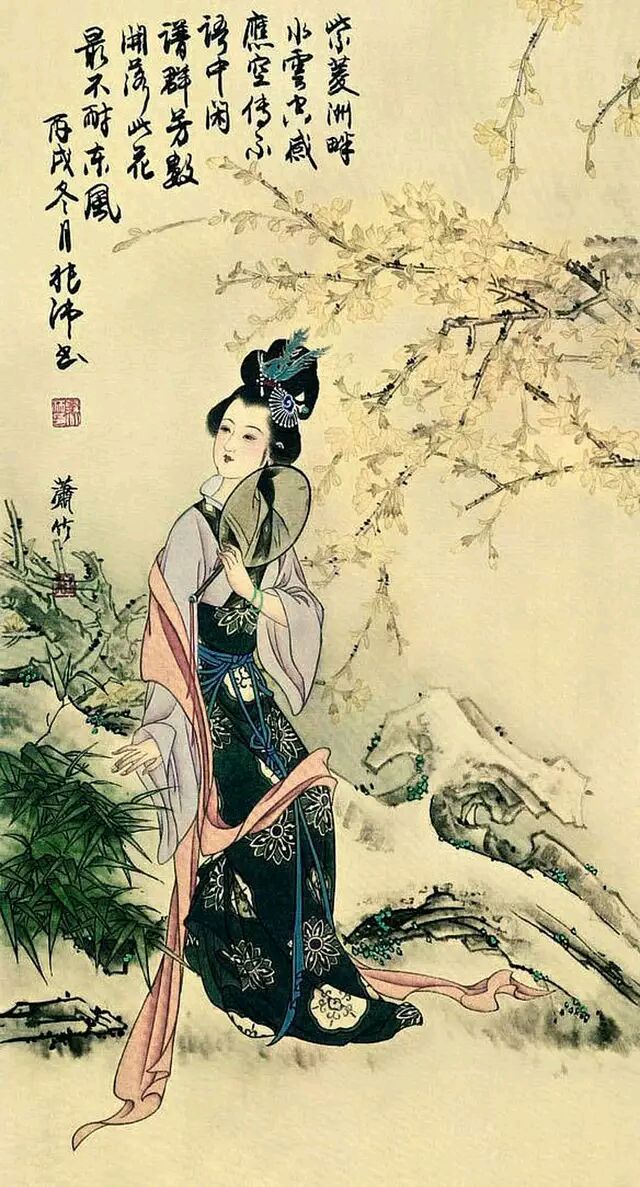 当代国画家徐鹤推荐~陈彦娥工笔仕女集锦