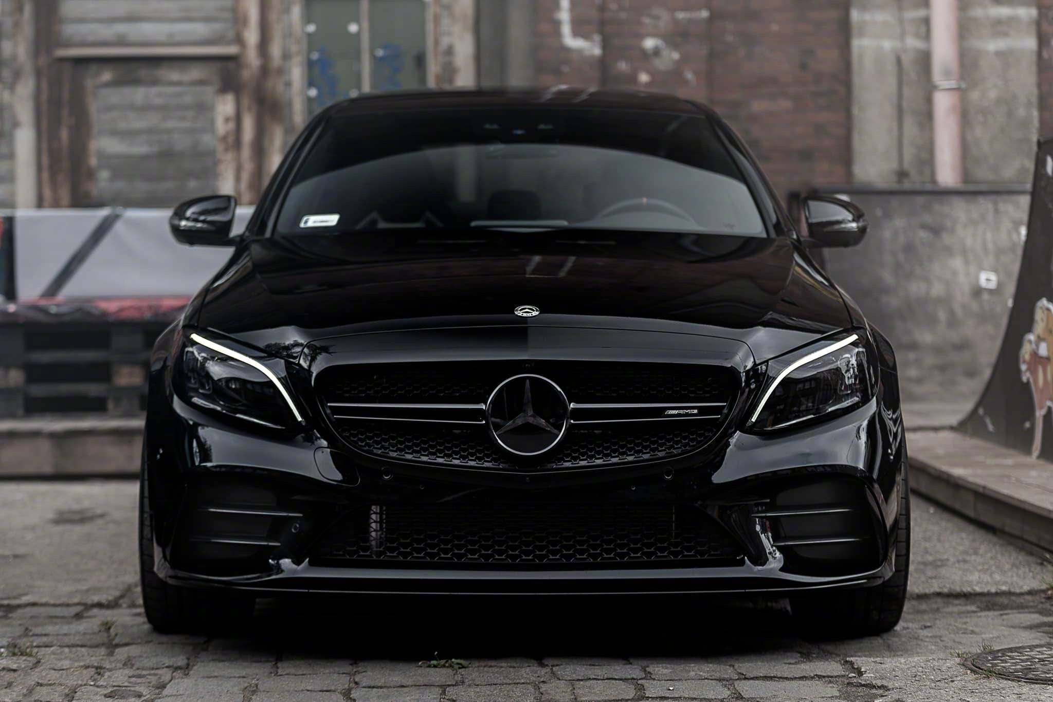 黑化奔驰amg c43 coupe