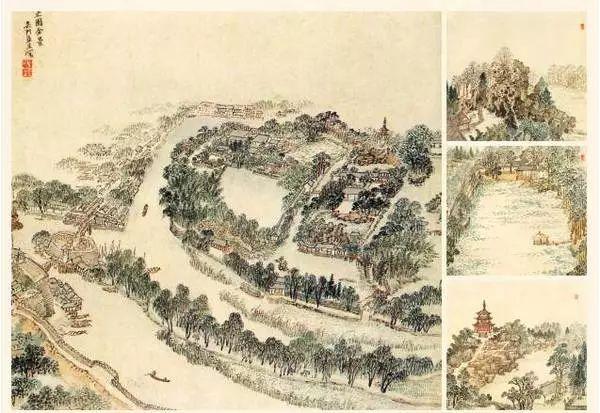 中国的历史源远流长,文化博大精深,园林和绘画都是中国优秀文化的重要