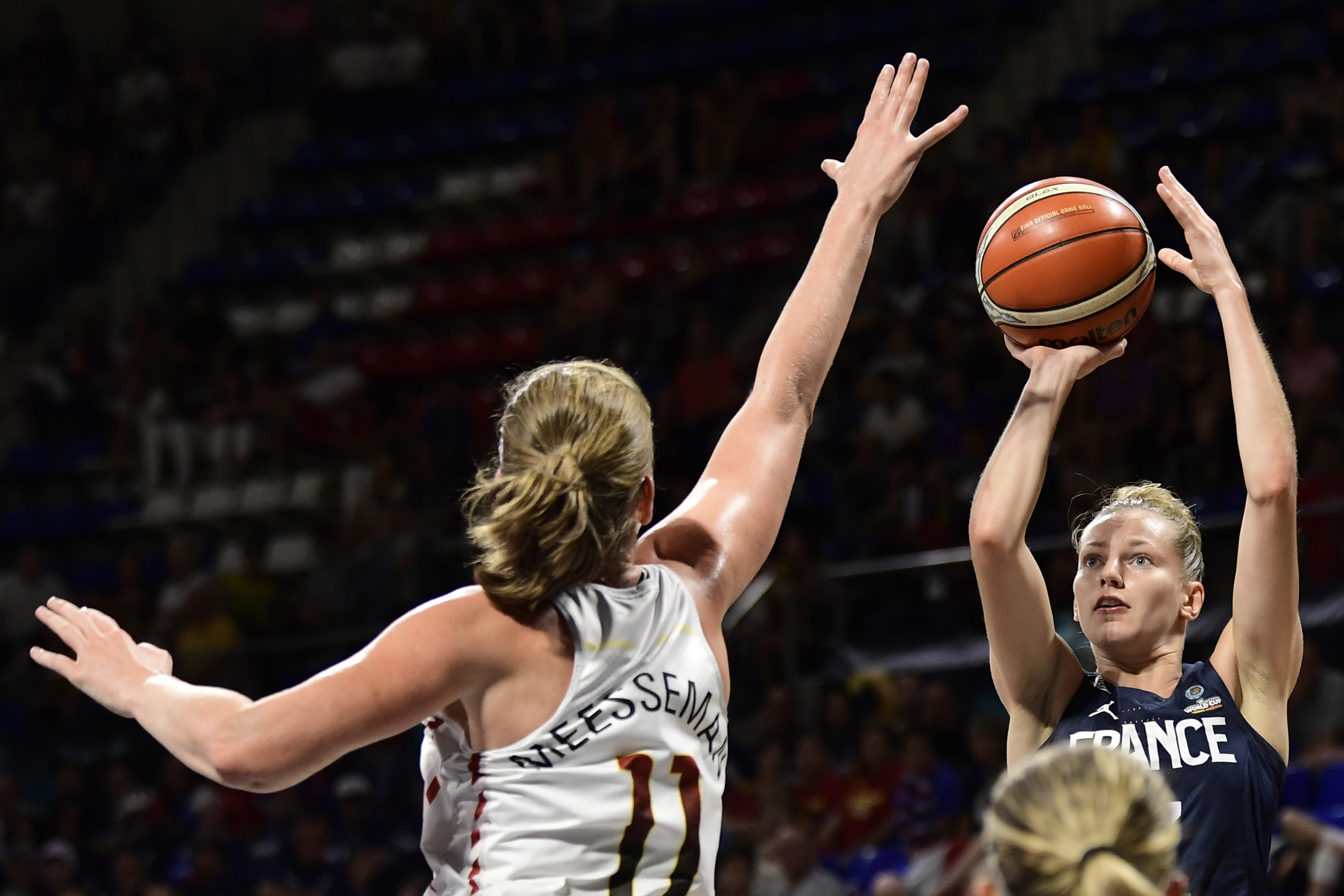 篮球——女篮世界杯:比利时晋级半决赛(2)