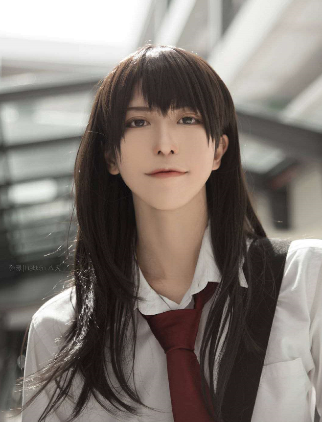 八犬cos孙璟,时隔六年终于穿上小裙子,图四竟看到秋瞳了