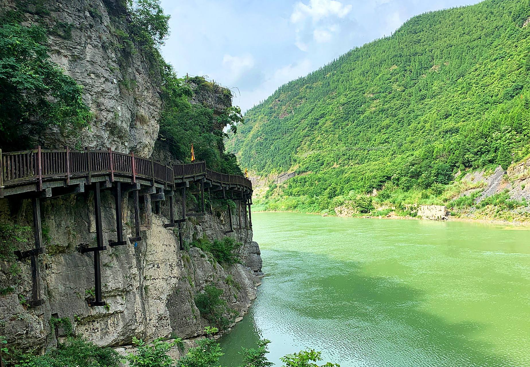 峡天下 | 四川明月峡  广元朝天区的明月峡是因嘉陵江而形成的一段