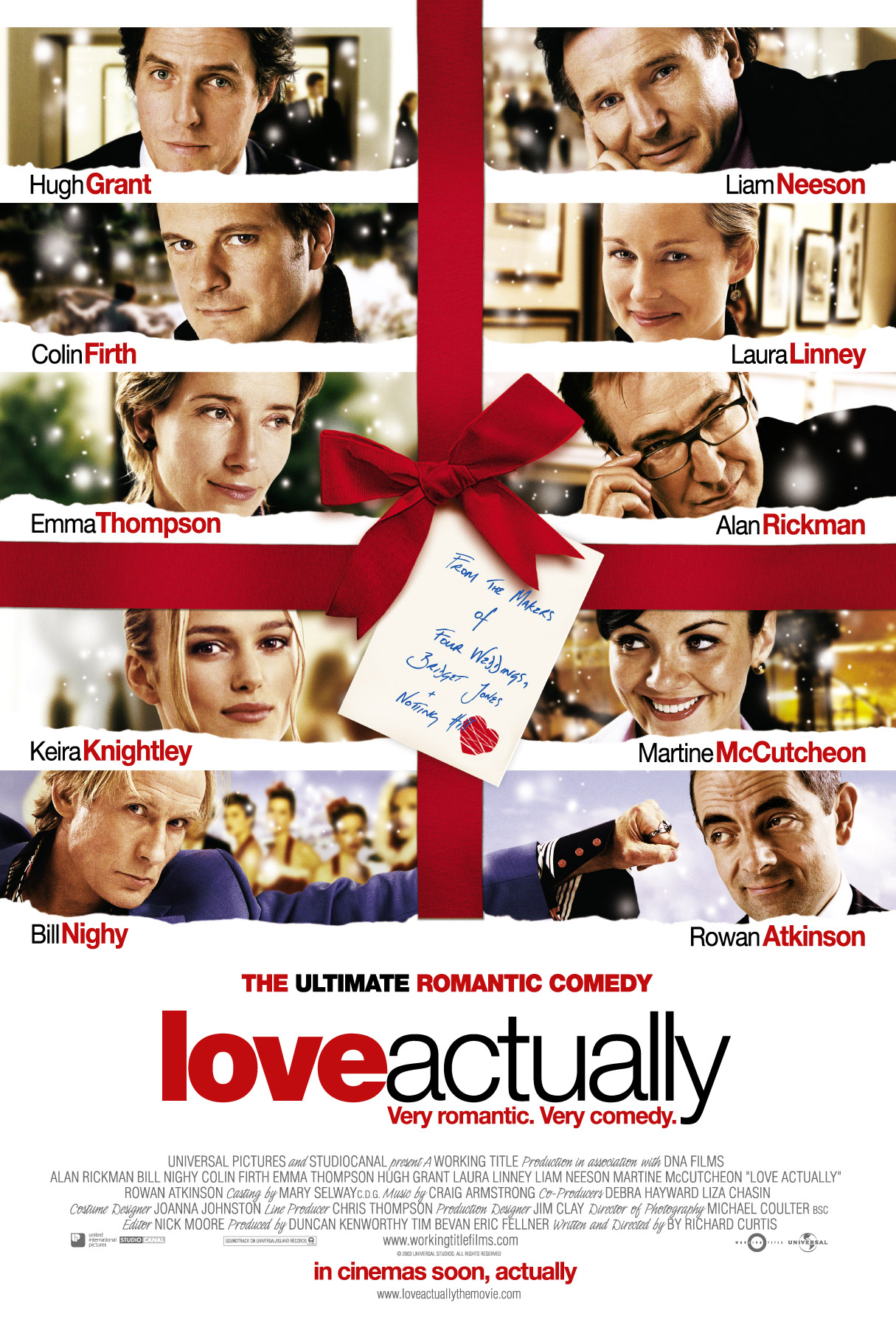 下面推荐5部适合圣诞节观看的电影 真爱至上 love actually 英国