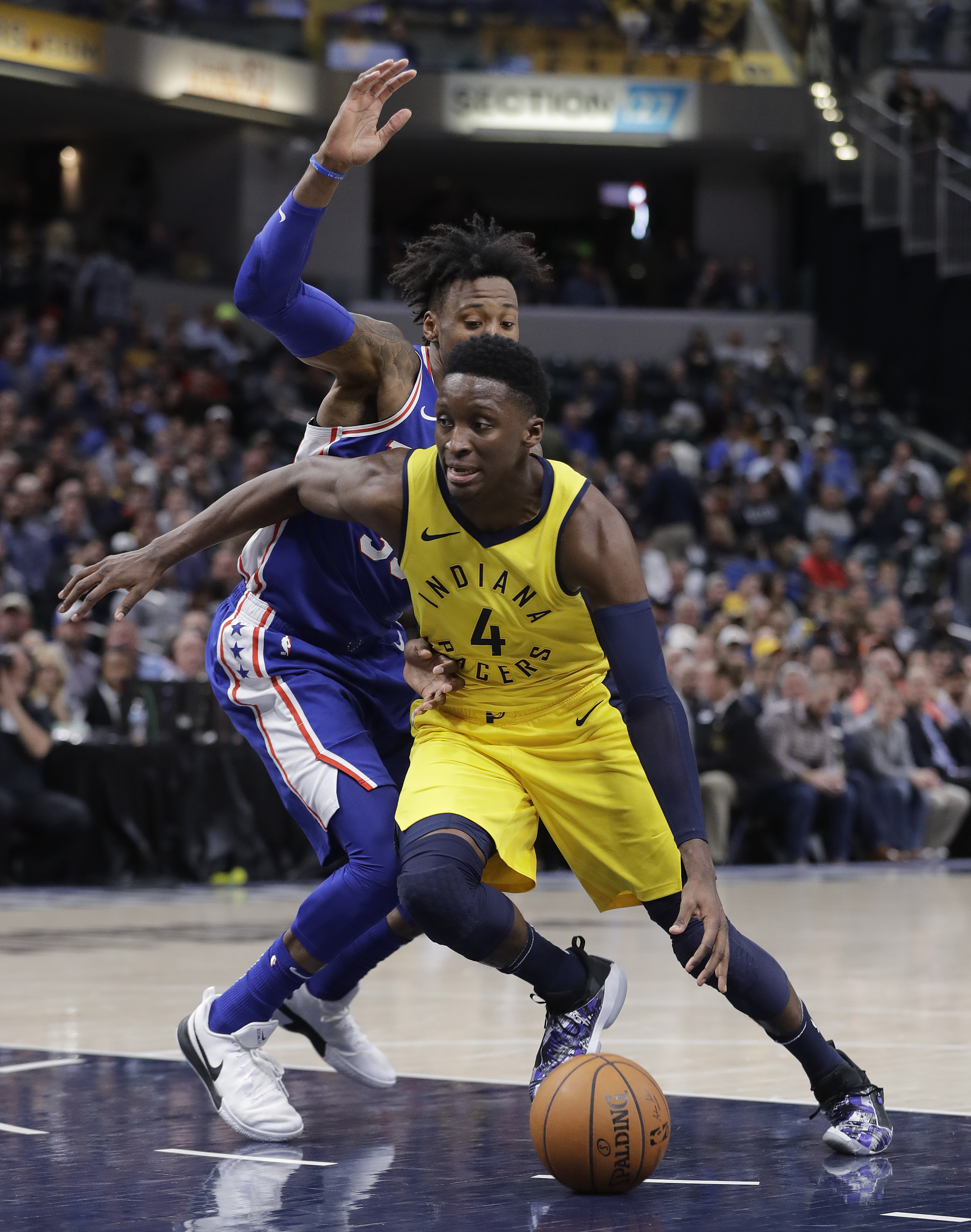 篮球——nba常规赛:76人胜步行者