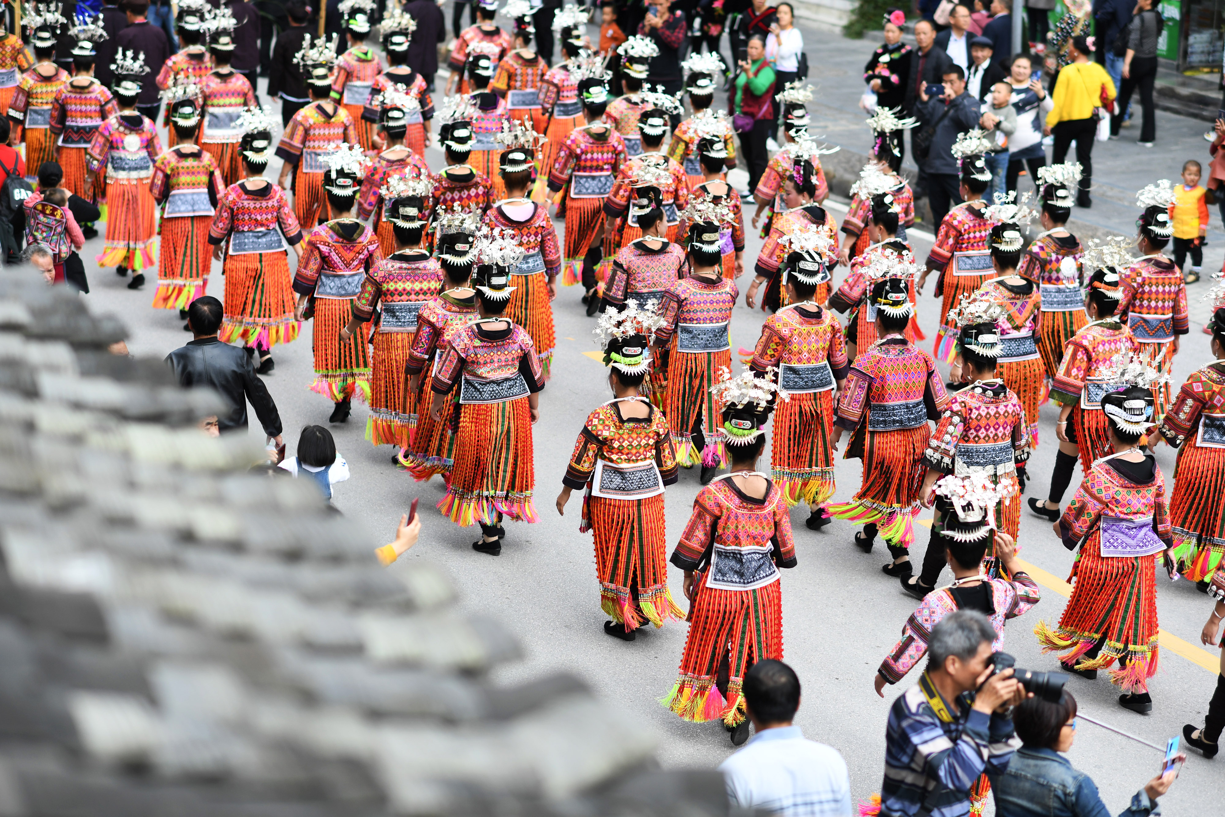 贵州雷山:苗族群众欢度苗年