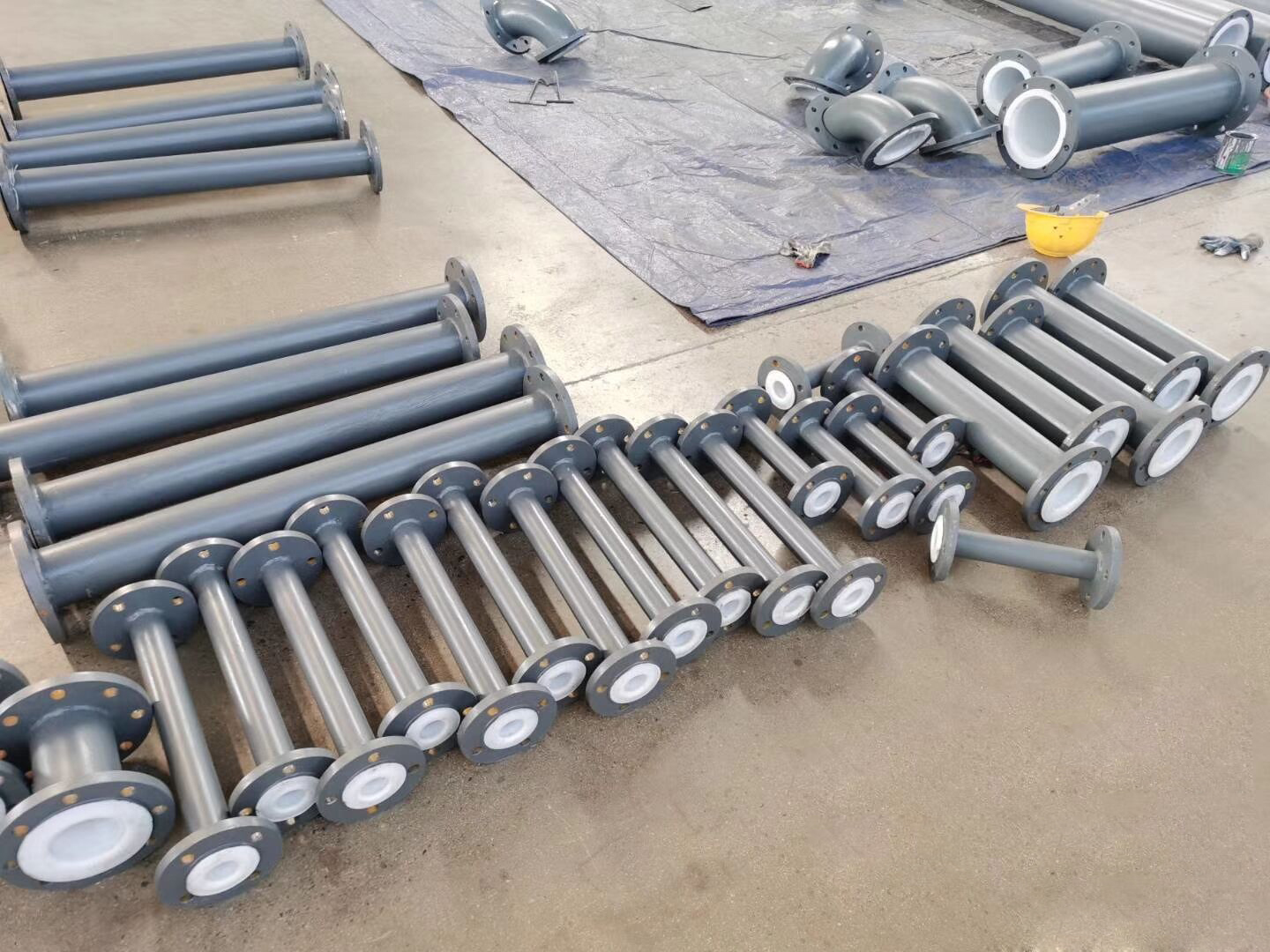 衬四氟管道,衬四氟钢管,衬四氟直管