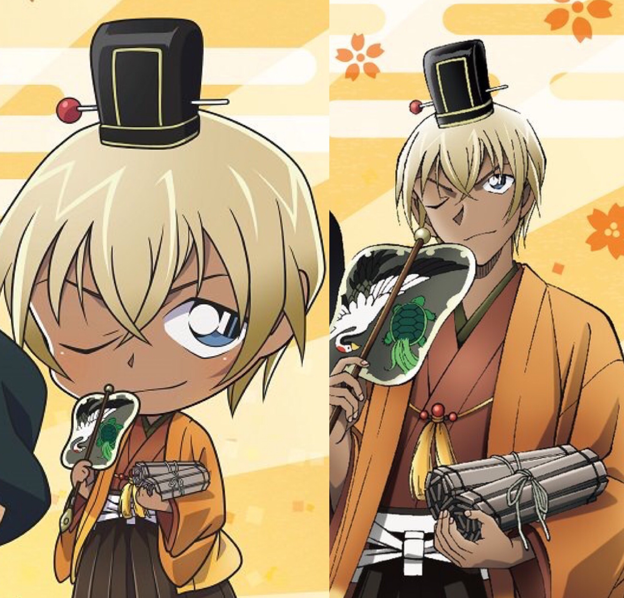 名侦探柯南:"古装"系列!小兰是仙子本仙,平次在降妖除魔