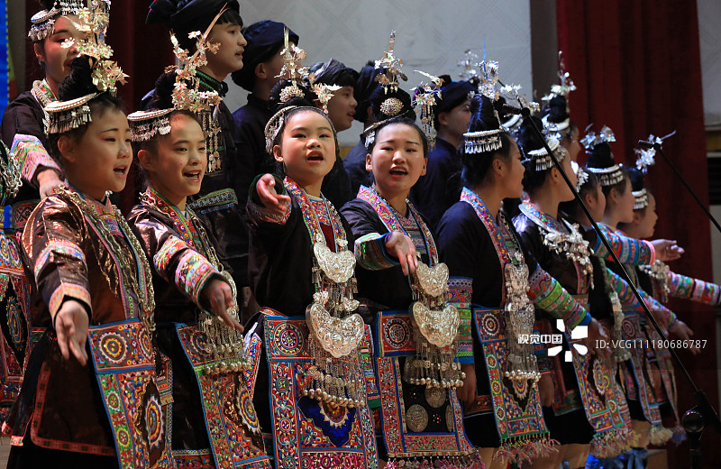 贵州黔东南:侗族大歌决赛活动举行