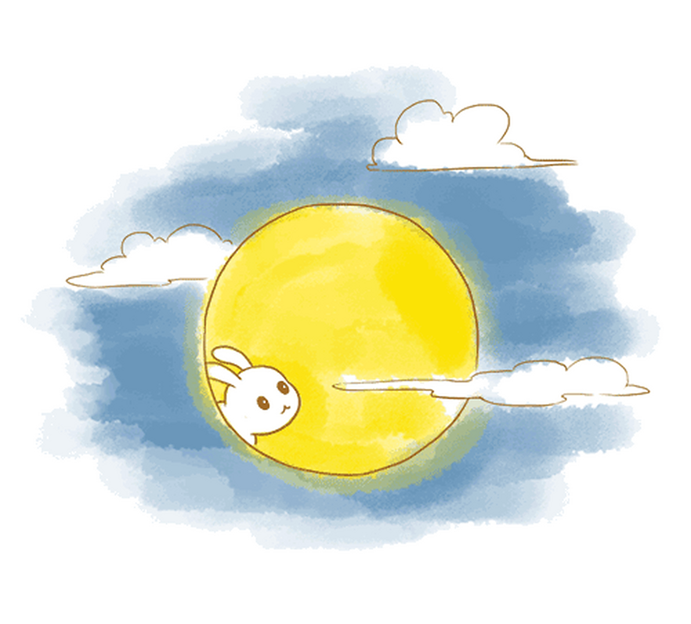 文话中秋#碧空如洗,圆月如盘.