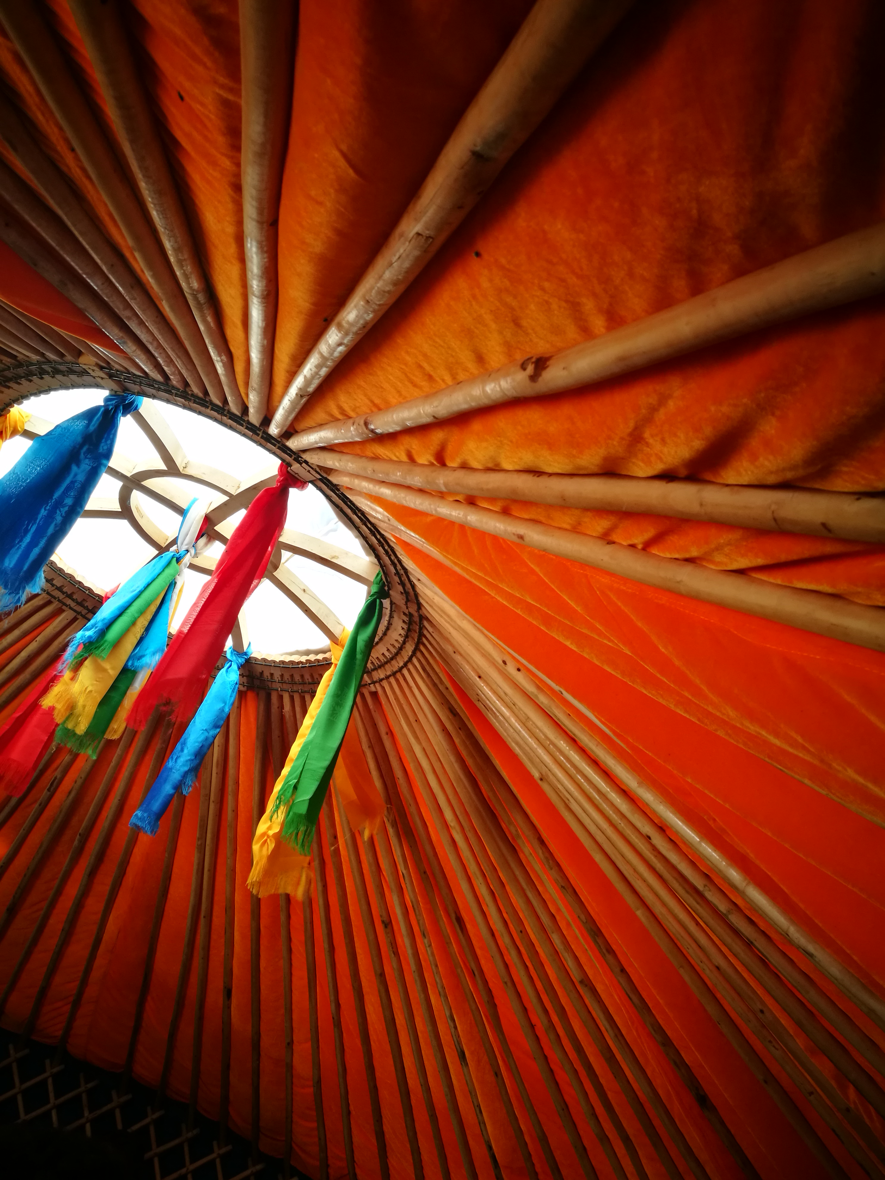 蒙古包上面的天窗