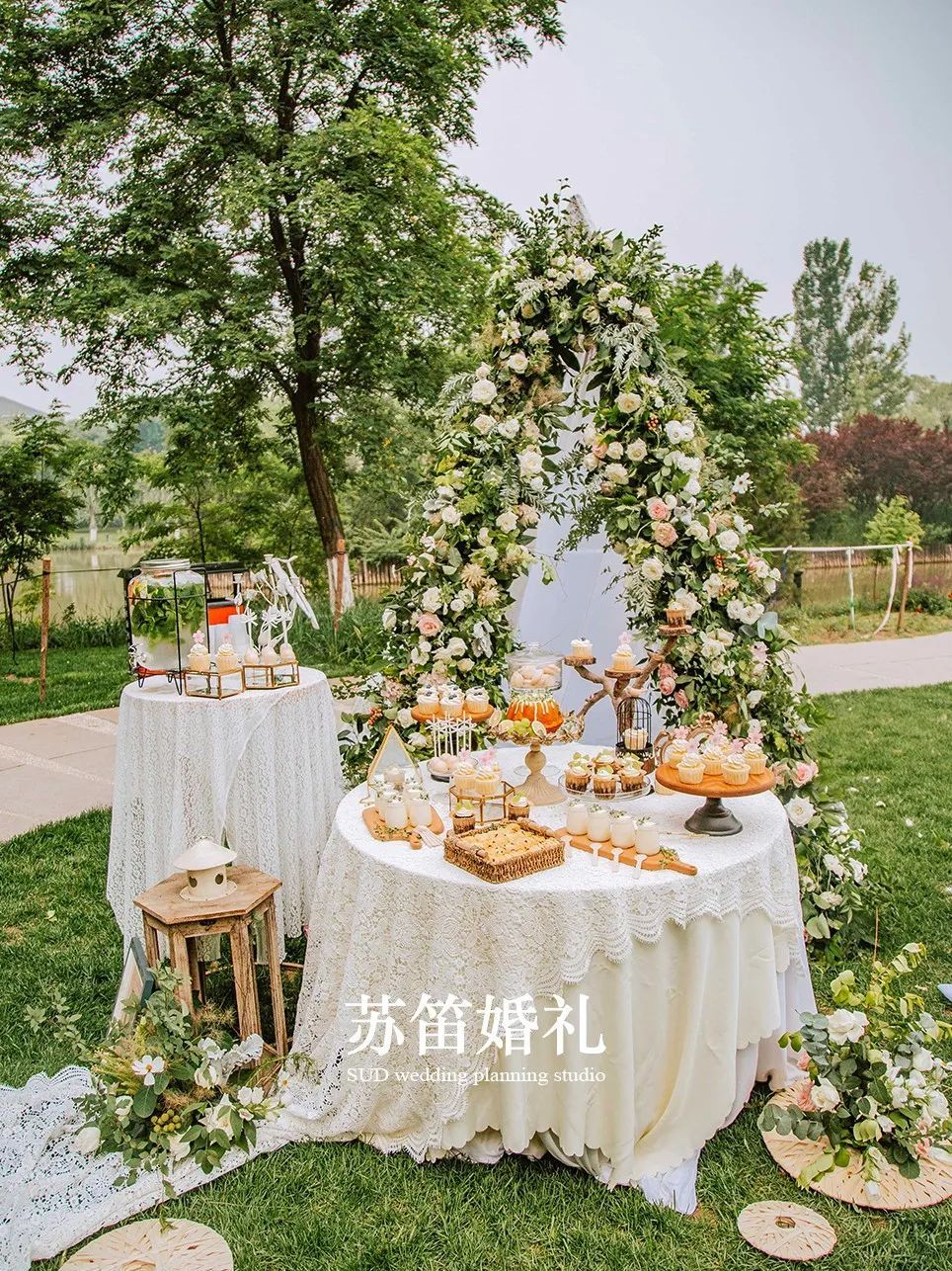 婚礼花台图片