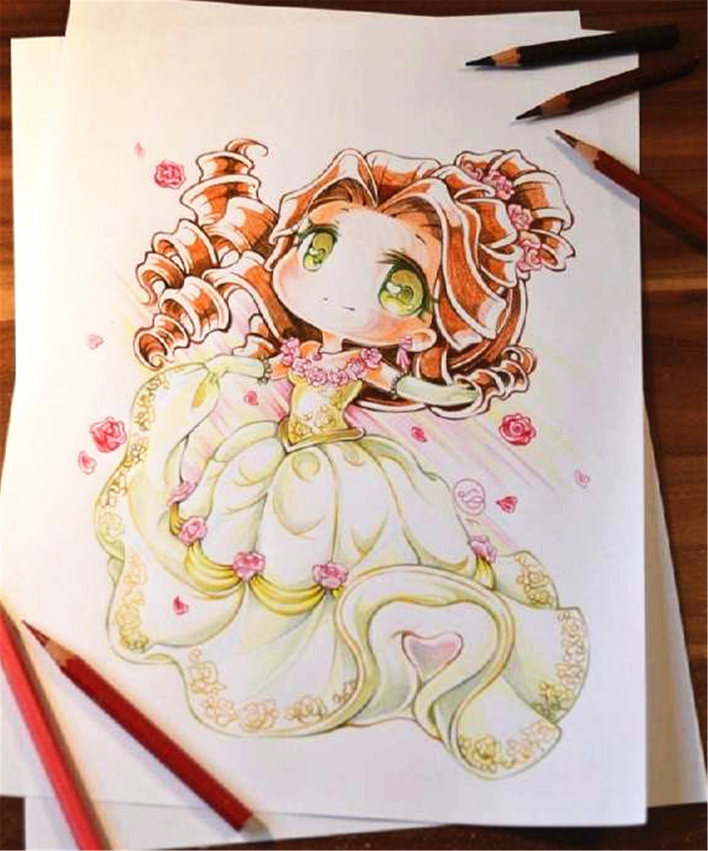 迪士尼公主漫画图片,这种画风好美!