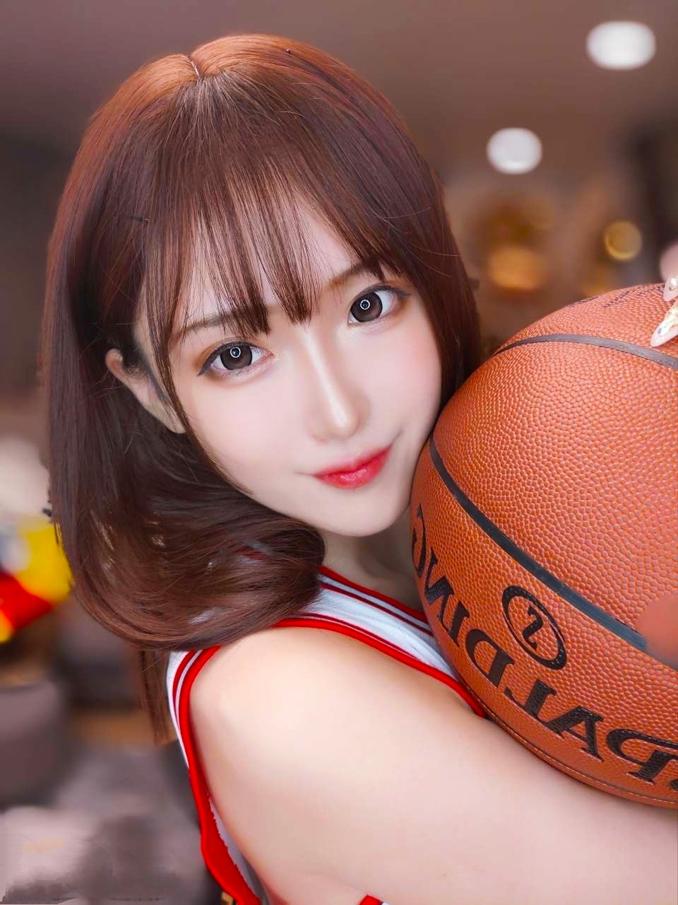 腐团儿直播大秀,cos赤木晴子篮球宝贝,太美了