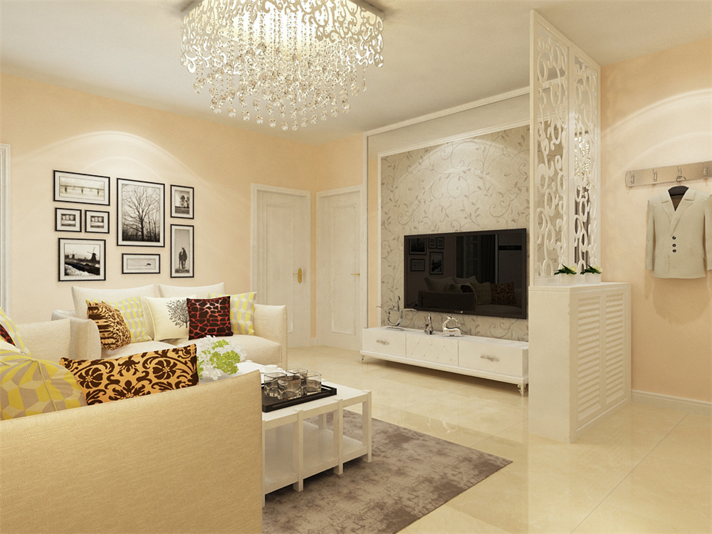 109平米现代简约风格三居室,预算3万,点击看效果图!