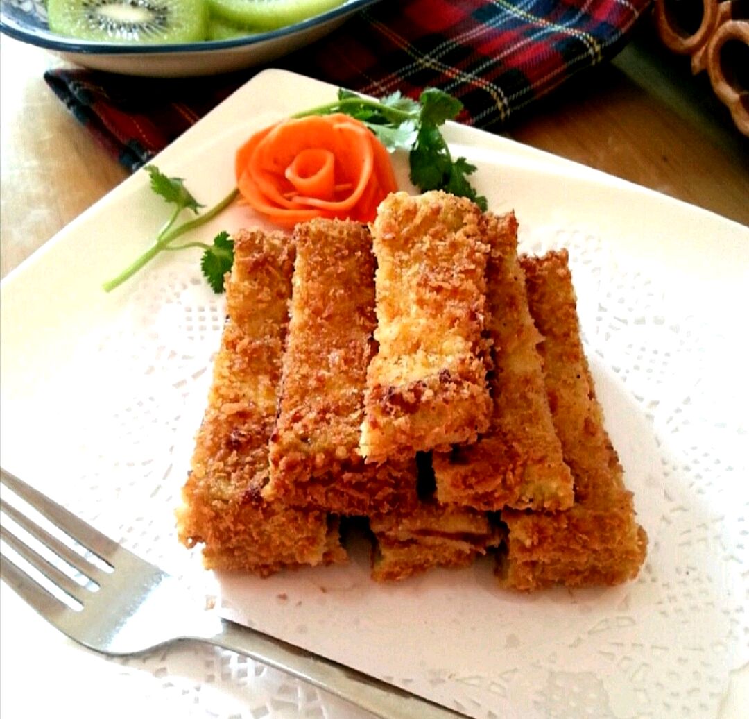 美味的豆沙茄排的做法