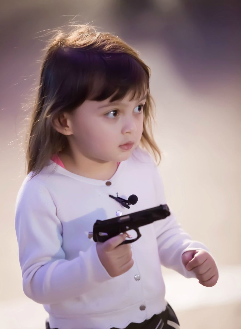 "风四娘"马雅舒混血女儿漂亮极了,水汪汪的大眼睛,好像小仙女