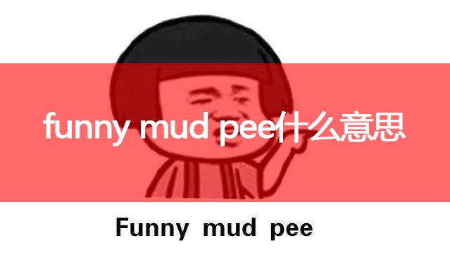 funny mud pee是什么意思,网络上说的funny mad pee什么梗