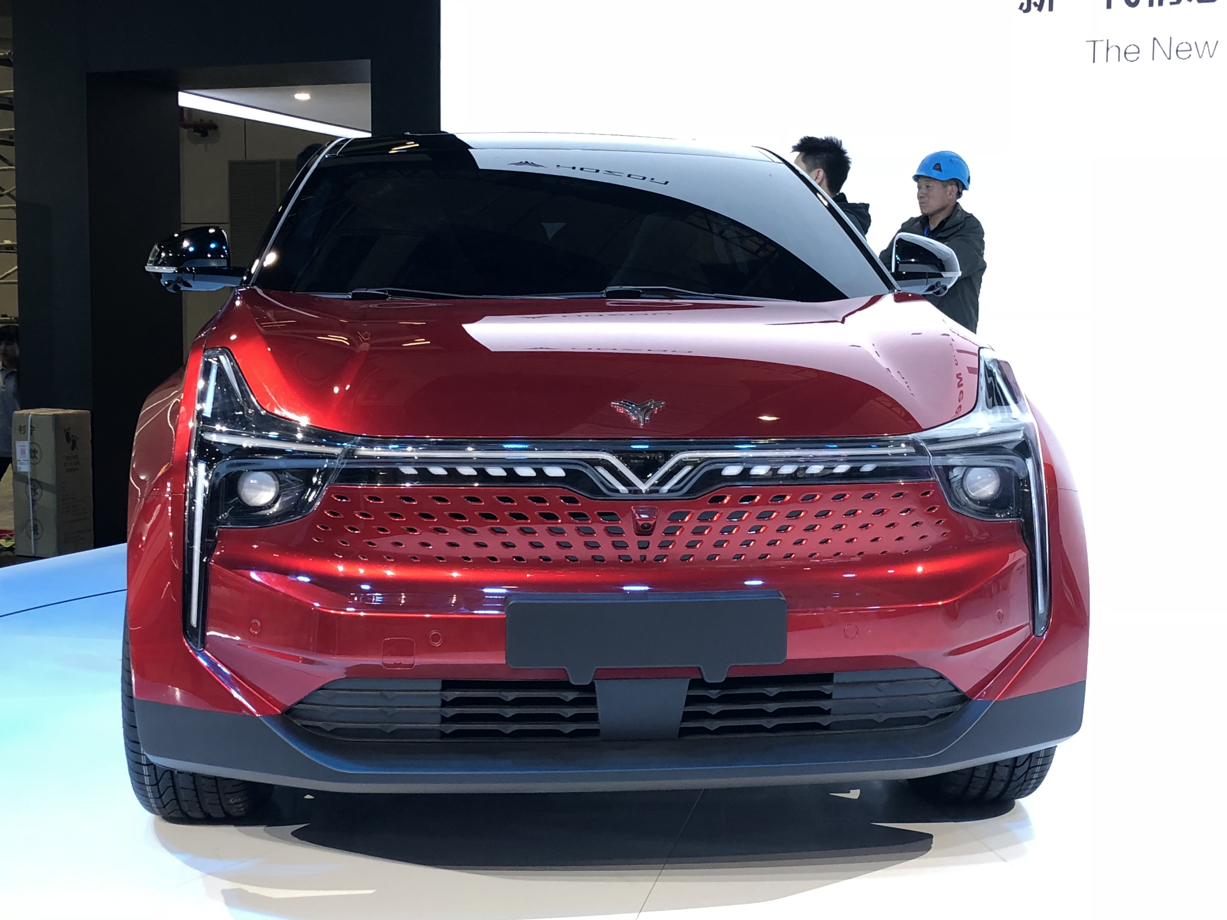 合众汽车全新概念车eureka 02亮相上海车展.新车基于全新平台打造.