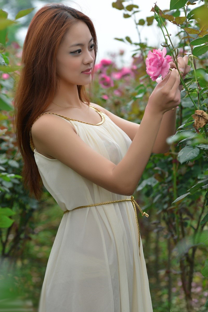 佳人摄影:去野外赏花