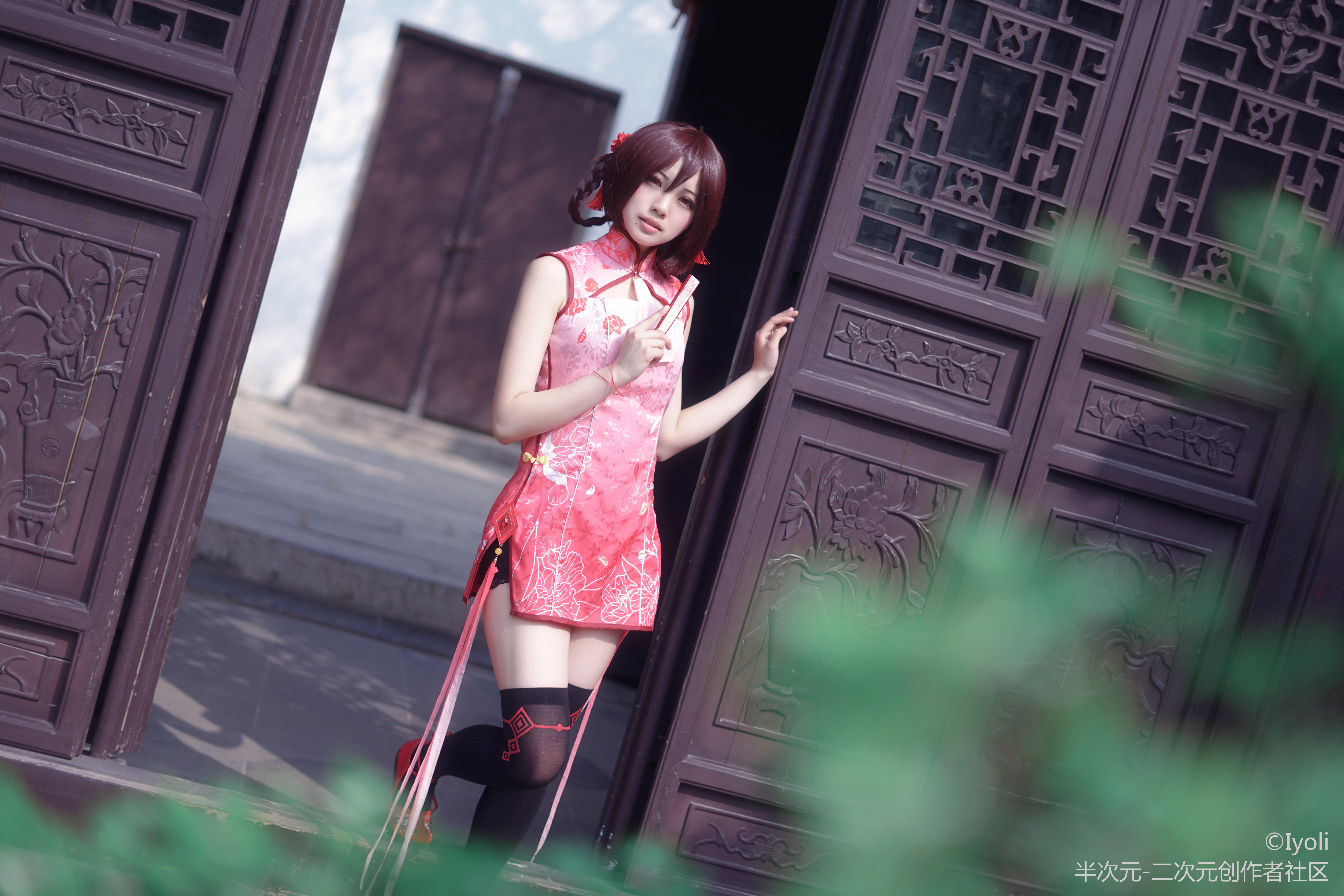 vocaloid 乐正绫 黑丝旗袍 小姐姐超漂亮啊