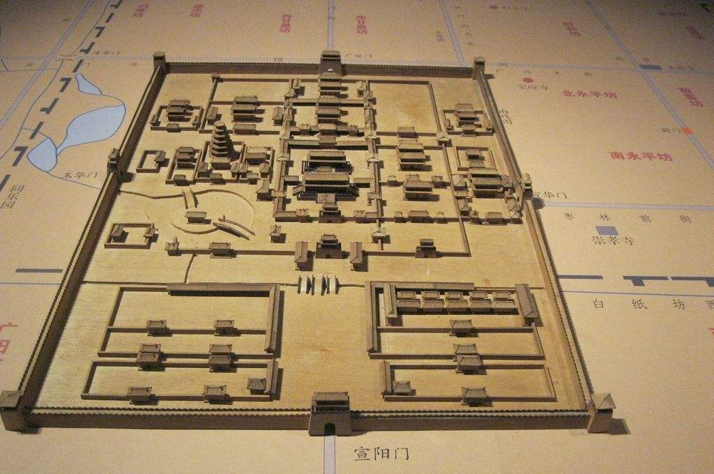 中国古代城池平面图图片