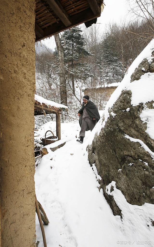 终南山雪景隐士图片图片