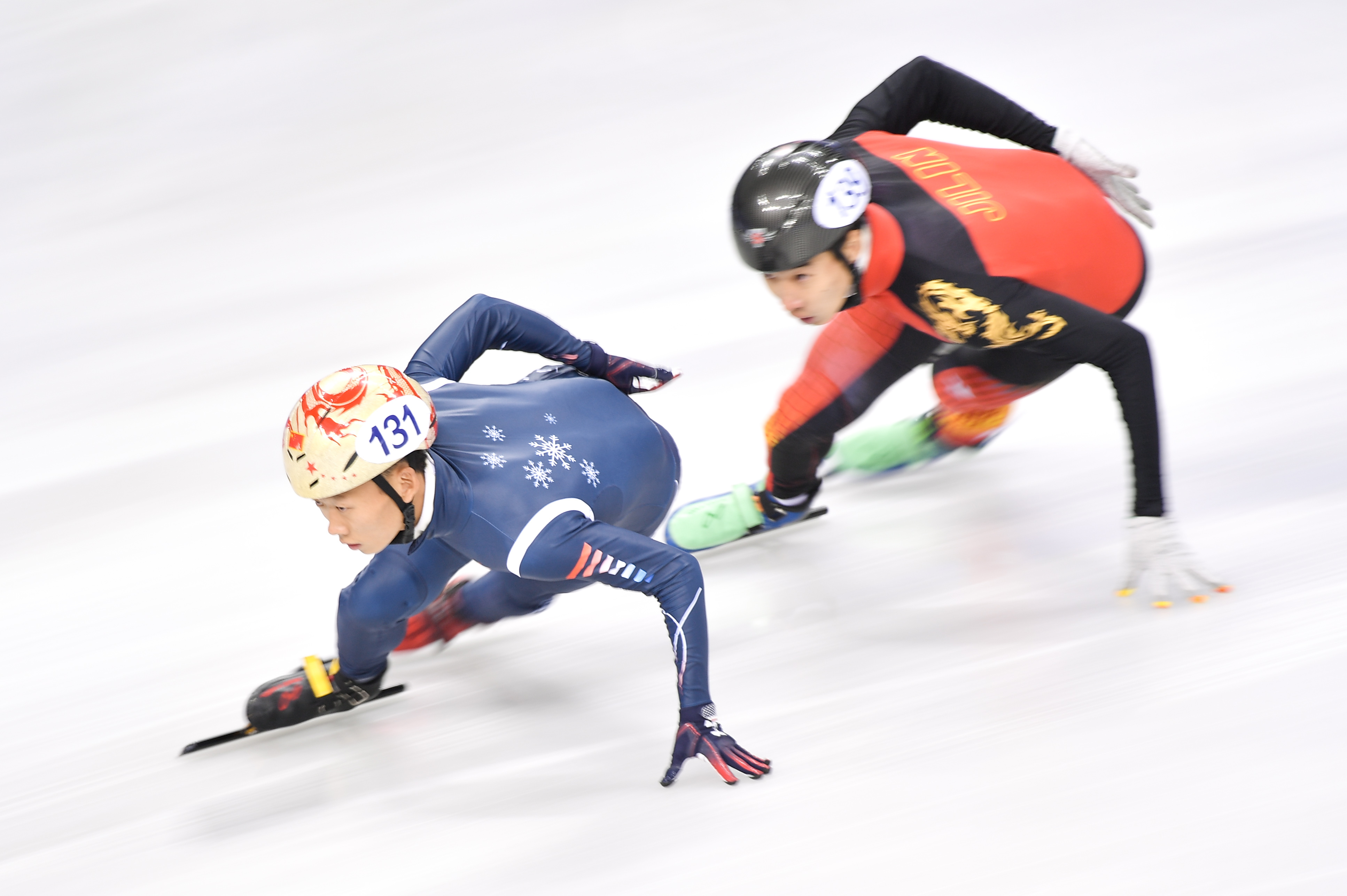 短道速滑——中国杯短道速滑精英联赛:安凯夺得男子1500米冠军(1)