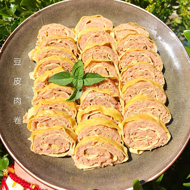 豆皮肉卷满满的营养,作为下酒菜味道杠杠的