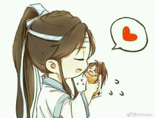 二次元古风情侣头像,爱情使人忘记时间,时间也使人忘记爱情!