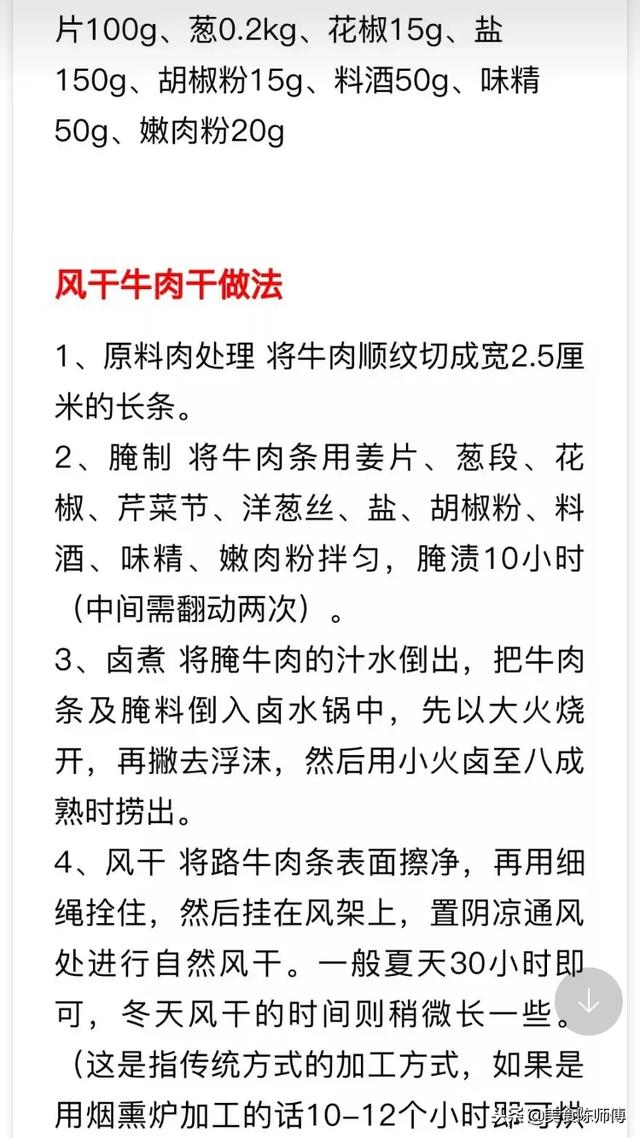 牛肉干这么多种做法,配方告诉你了,很简单