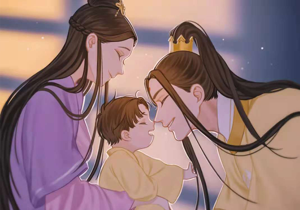 《魔道祖师》各种有爱的一家三口,忘羡温暖人心,轩离太过可惜!