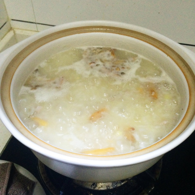 自制沙虫瘦肉粥,好吃到爆,简单易学