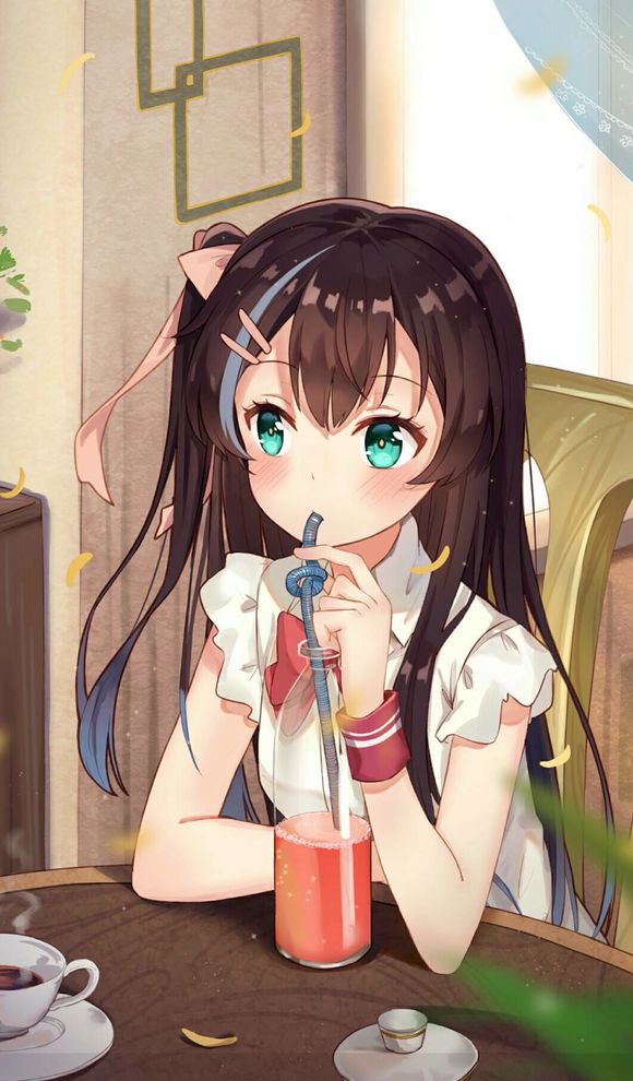 二次元小仙女美图壁纸,时光温柔,还需你懂,生活可爱,也需你宠