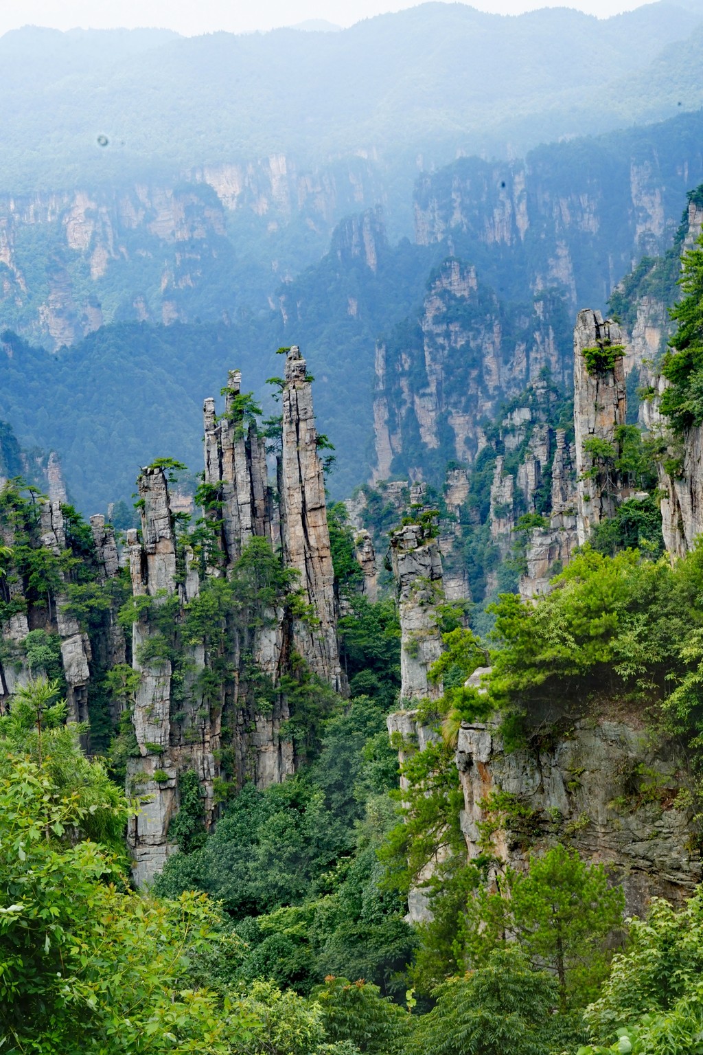 风光摄影:实景的张家界