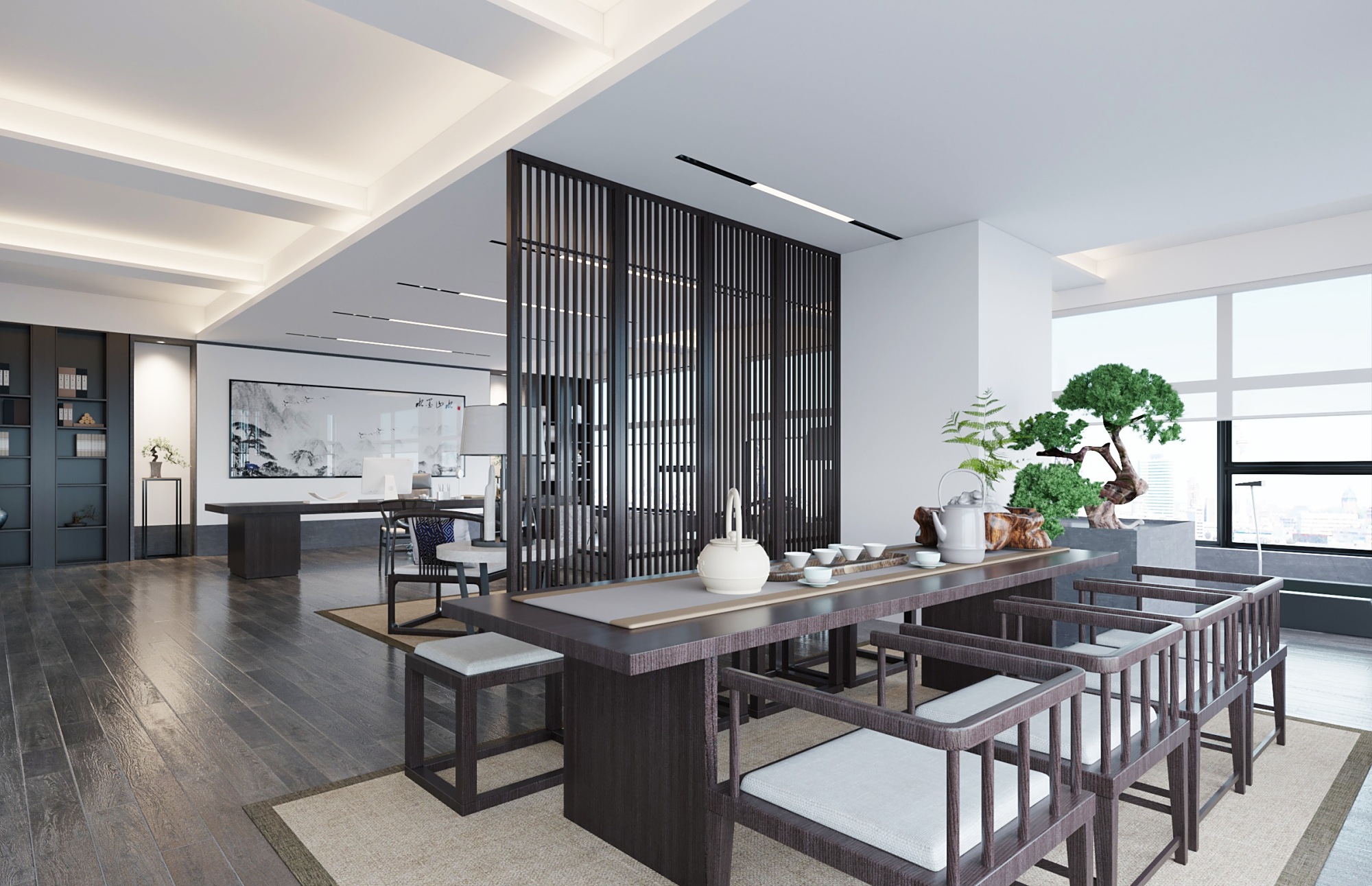 大面积办公室装修钟星saly南京