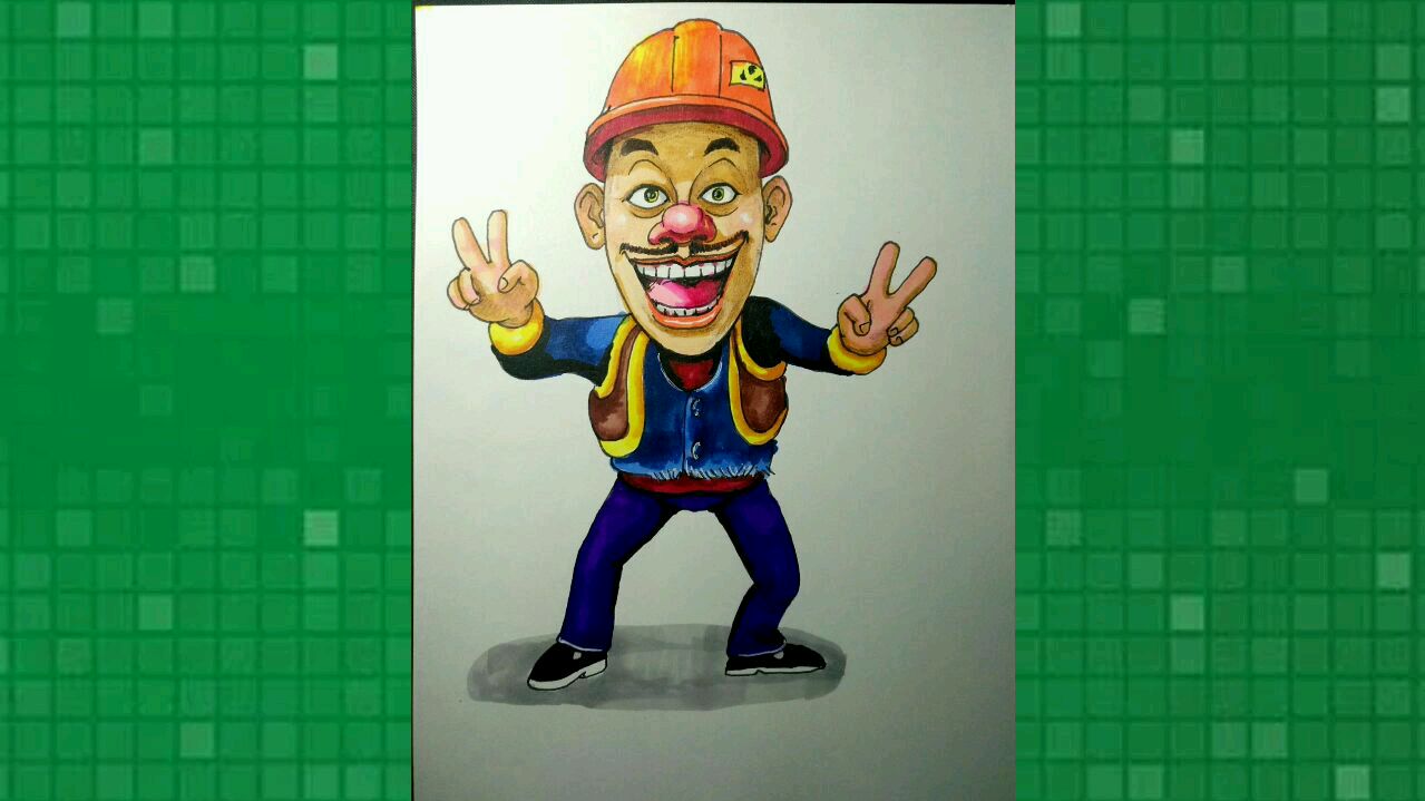 卡通漫画人物系列之一步一步教你画光头强