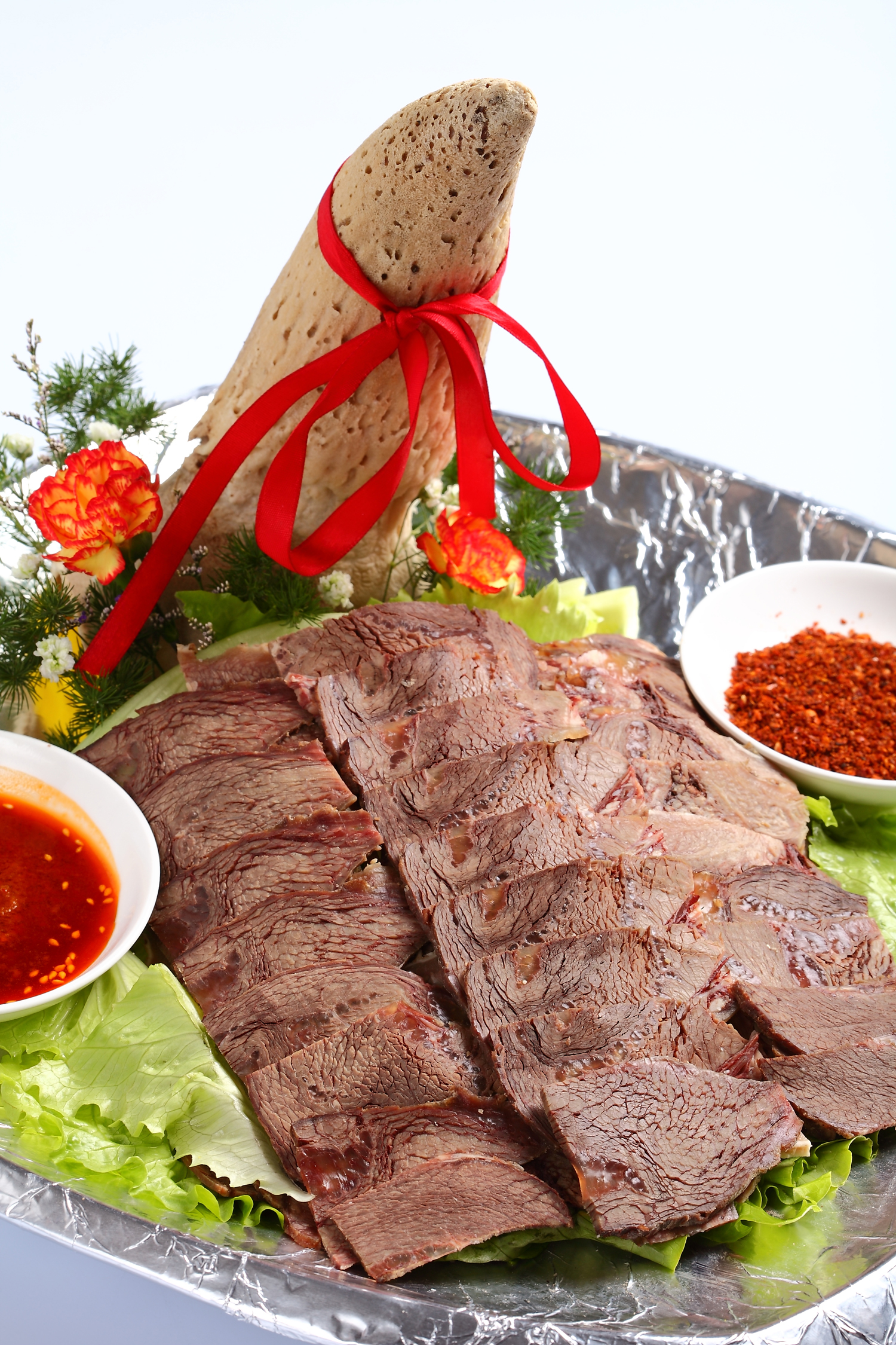 牛气冲天,蘸料好吃