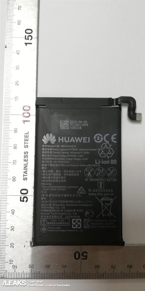 疑似华为mate30 pro电池曝光:提至4500mah 30w无线快充