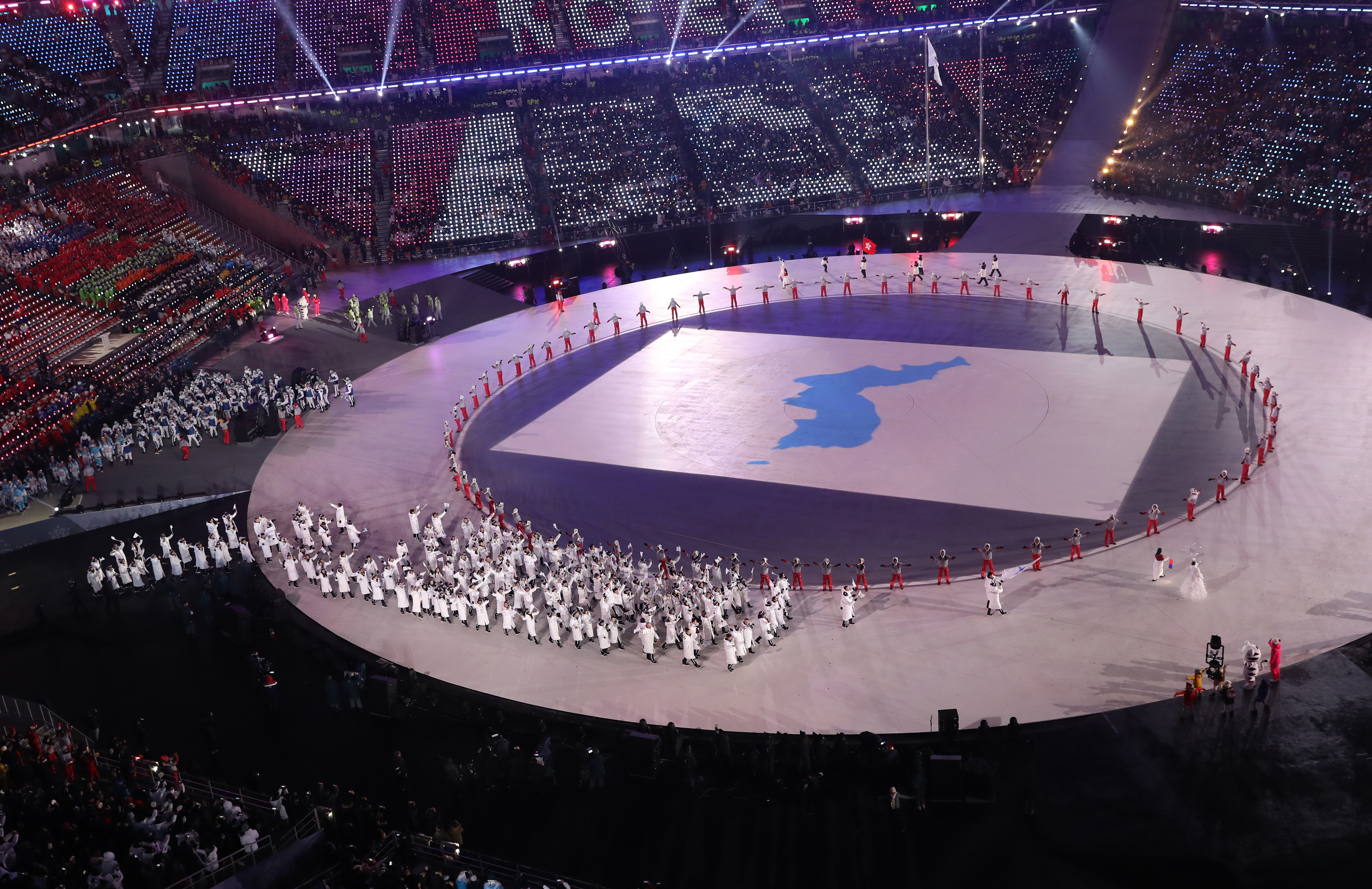 韩国平昌冬奥会开幕式图片